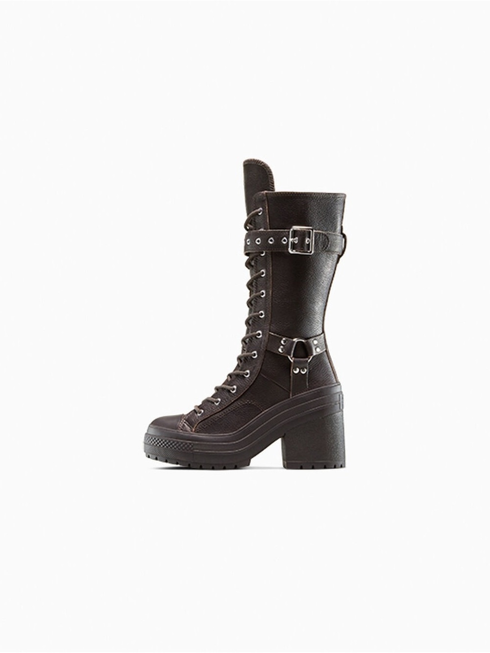 CONVERSE CHUCK 70 DE LUXE HEEL XX PLATFORM HIGH 'MUDGUARD BUCKLES’ BOOT - Picture 4 of 10